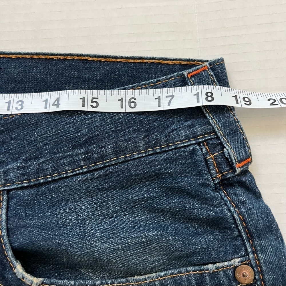 Vintage True Religion Rainbow Rope Stitch Button Fly Made in USA Jeans SZ 34 - Picture 10 of 17